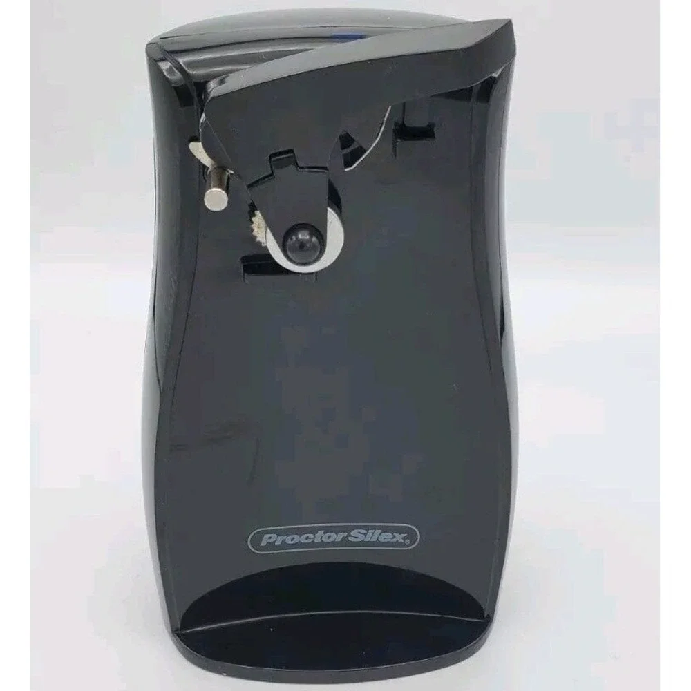 Proctor Silex CA41 Electric‎ Can Opener Tested Works Black 75217F Cord Storage